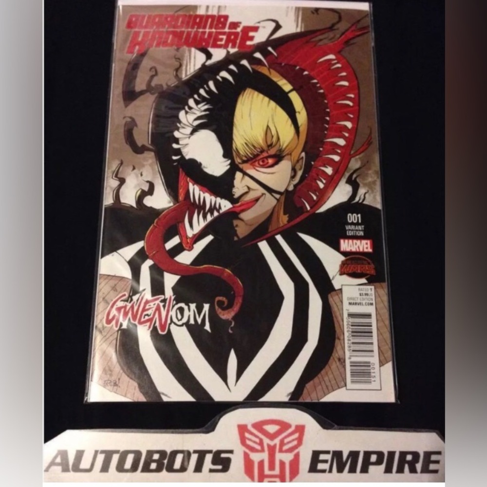 Marvel Guardians Of Knowhere 1 Gwenom Venom Spiderman Gwen Variant Comic NM Lee
